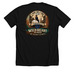 Alix Shirt, a Solid Black Blend Premium Unisex Tee (back-view)