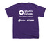 Idaho Gives 2026, a Purple Youth Unisex Tee (back-view)