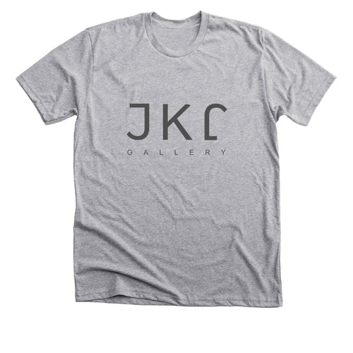 JKR Gallery - Dark Gray Text, a Athletic Heather Premium Unisex Tee