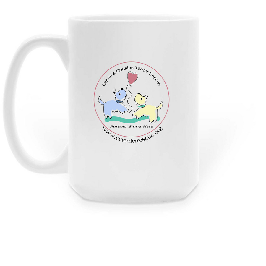 Dara Knot Distinction, a White Large Coffee Mug (back-view)