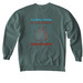 Claws, Paws & Claws Fundraising Event, a Blue Spruce Comfort Colors Crewneck Sweatshirt (back-view)