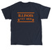 Illini merch, a Navy Classic Unisex Tee