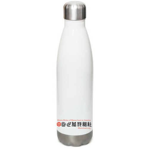 Shrine water bottle, a White Stainless Steel Water Bottle