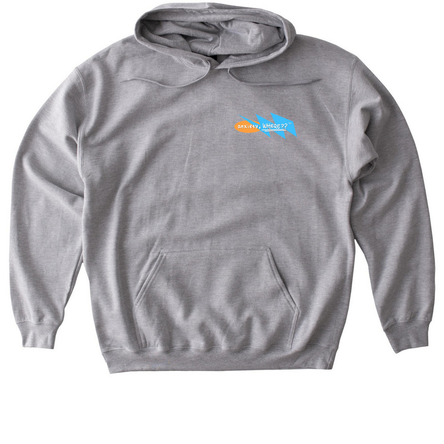 WORRIERS (Back), a Sport Grey Gildan Softstyle Pullover Hoodie