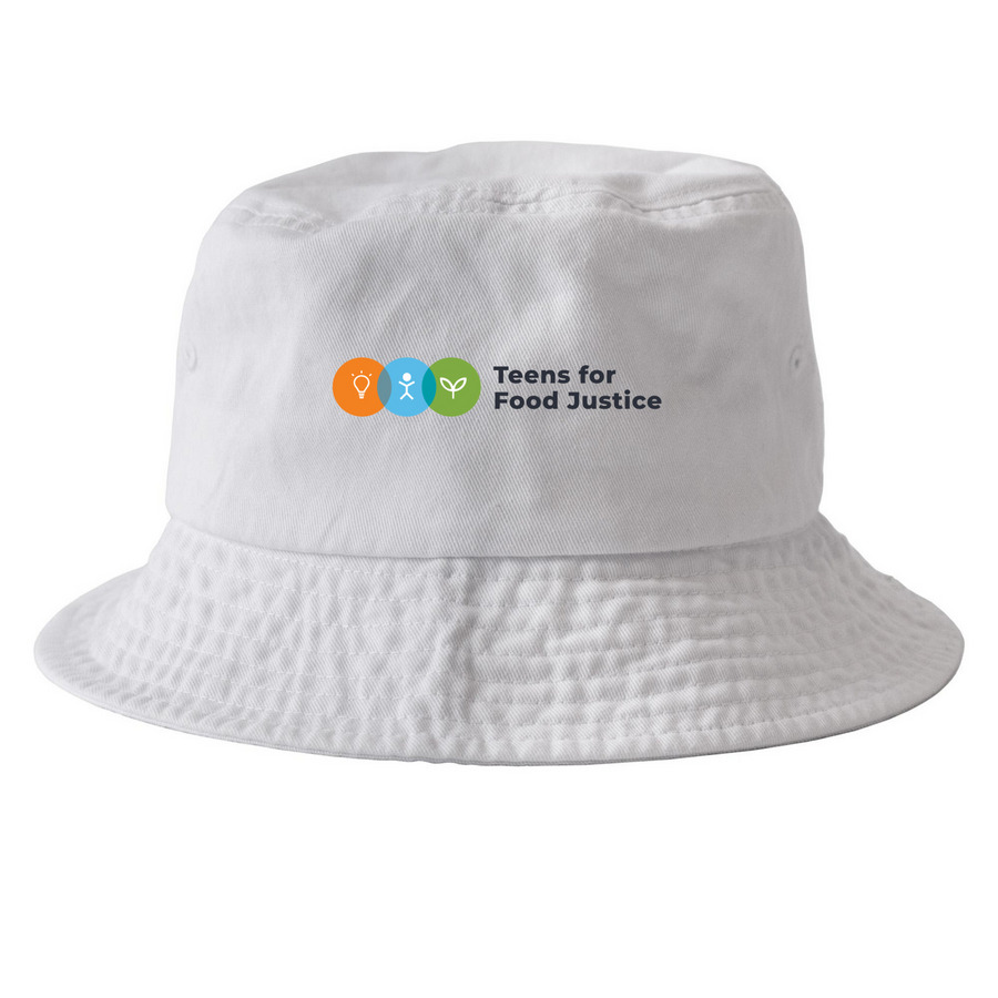 TFFJ Hats | Light Colors, a White Printed Bucket Hat