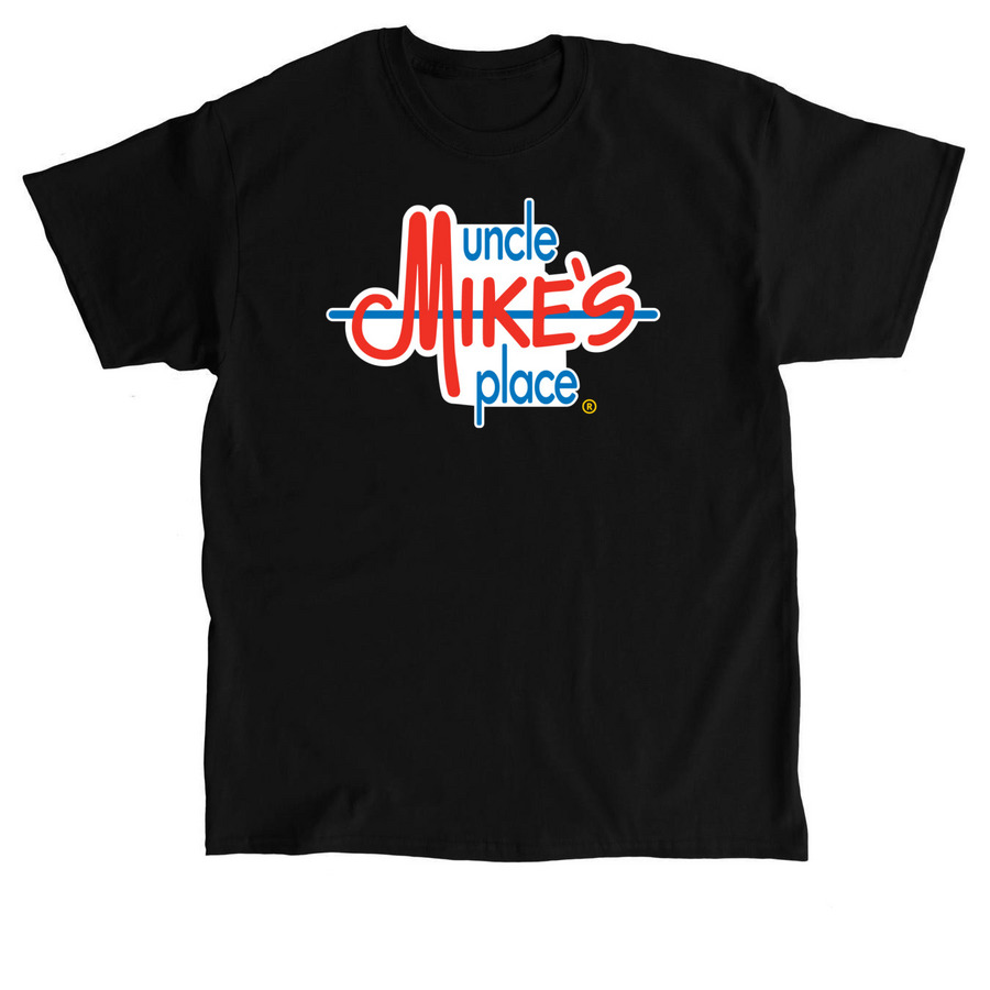 Uncle MIke's Big Logo T-Shirt, a Black Classic Unisex Tee