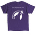 Warrior Fight, a Purple Classic Unisex Tee (back-view)