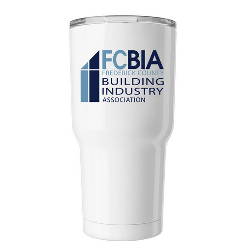 FCBIA Classic Logo Tumbler, a White Insulated Tumbler