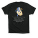 Owen Strong short sleeve w/ Romans 8:28 verse, a Vintage Black Premium Cotton Tee (back-view)