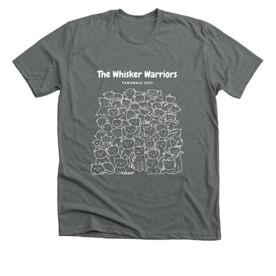 The Whisker Warriors&nbsp;, a Heavy Metal Premium Unisex Tee