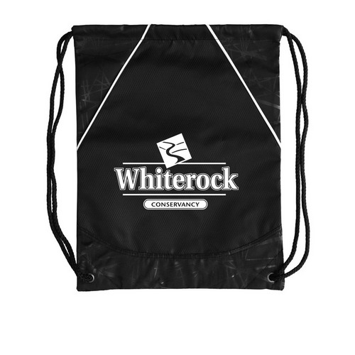 Whiterock Conservancy Cinch Bag, a Black Rival Cinch Pack