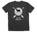 Good Doer, a Dark Grey Heather Premium V-Neck Tee (back-view)