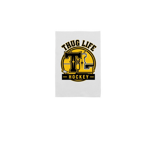 Thug Life Yard Flag, a White 12" x 18" Yard Flag
