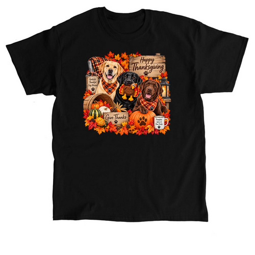 Thankful Paws, a Black Classic Unisex Tee
