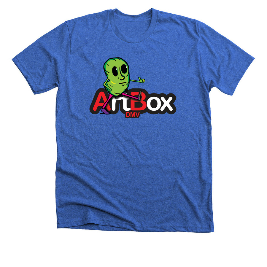 &nbsp;1st Original ArtBox DMV Shirt!, a Heather True Royal Premium Unisex Tee