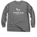 Double Dog Classic, a Charcoal Classic Long Sleeve Tee