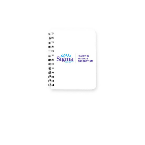 Region 12 Tri-State Consortium Merchandise, a White Spiral Notebook