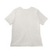 Skipper's Snack Shack Logo Tee, a Vintage White Women?s Relaxed Cotton Tee (back-view)