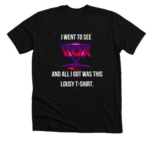 VOX - Lousy, a Solid Black Blend Premium Unisex Tee
