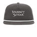 Umpqua Snapback Cap, a Charcoal/ White Printed Umpqua Snapback Cap
