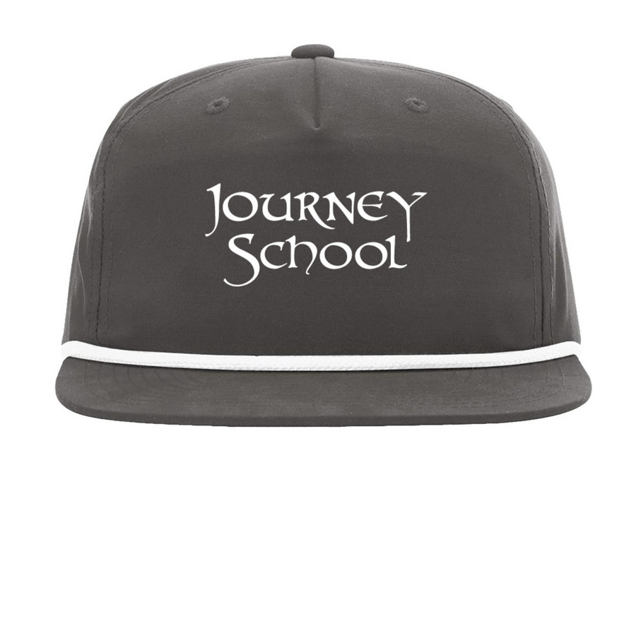 Umpqua Snapback Cap, a Charcoal/ White Printed Umpqua Snapback Cap