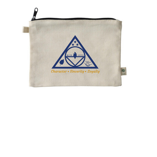 Hemp Pouch, a Natural 9"x7" Hemp Blend Pouch