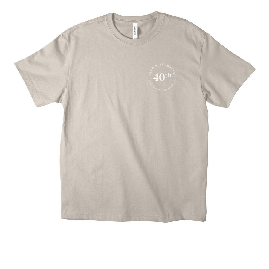 Fire Horse Block Print Shirt, a Dust Unisex Heavyweight Tee