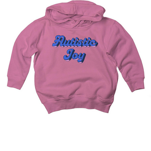 Autistic Joy (Toddler), a Raspberry Toddler Pullover Hoodie