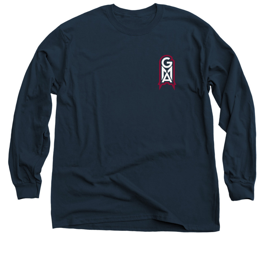 GMA Spring 2022 Healy Hall, a Navy Classic Long Sleeve Tee