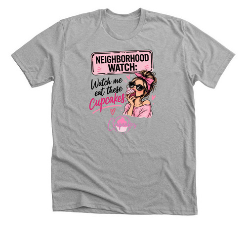 Neighborhood watch&nbsp;, a Athletic Heather Premium Unisex Tee