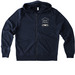Slow, Wholehearted. (back graphic), a Night Sky Navy Allmade Organic French Terry Zip Up Hoodie
