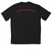 WAM ACTIVE WEAR, a Black Classic Performance Tee (back-view)