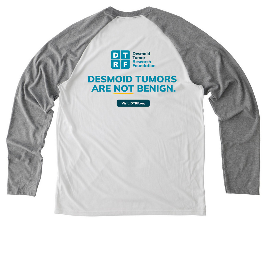 Spread the Word: Shirts/Sweatshirts, a Aluminum Grey/ Bright White Allmade Eco Triblend Colorblock Raglan Long Sleeve Tee (back-view)