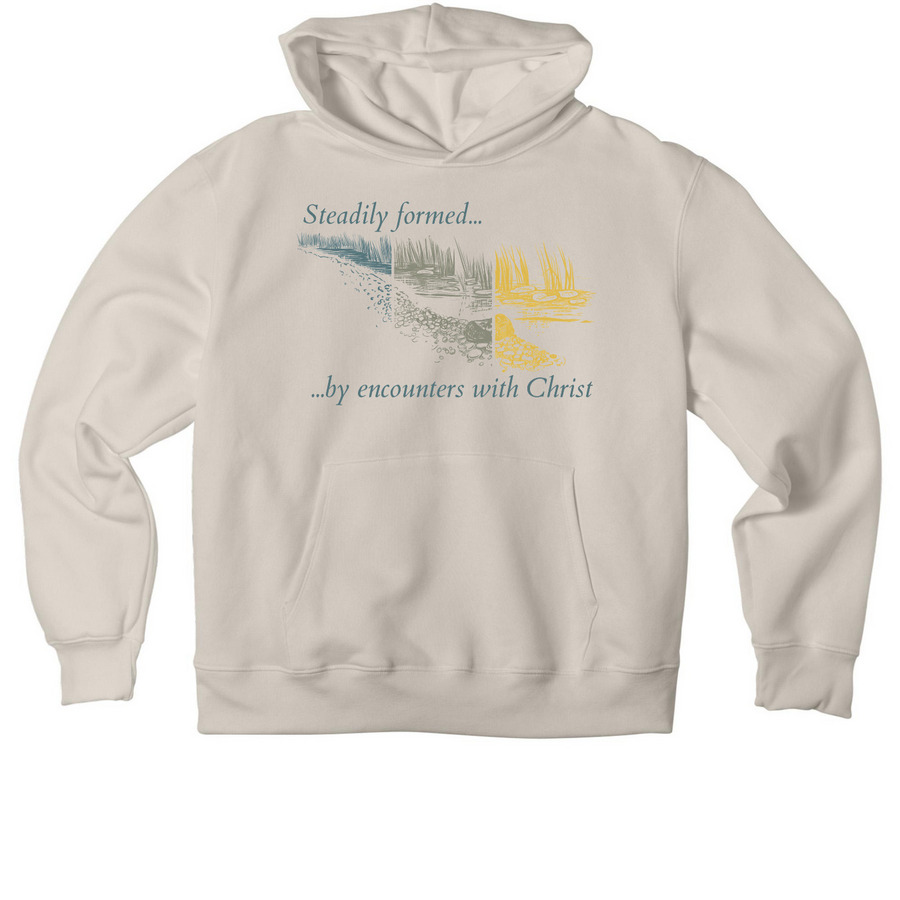 Steadily Formed Light, a Dust Premium Heavyweight Pullover Hoodie
