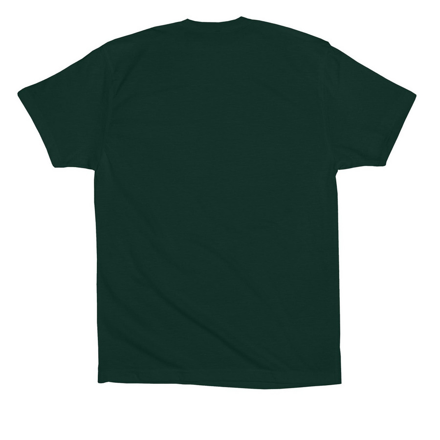 UO - "Oregon" Hebrew Design!, a Forest Premium Cotton Tee (back-view)