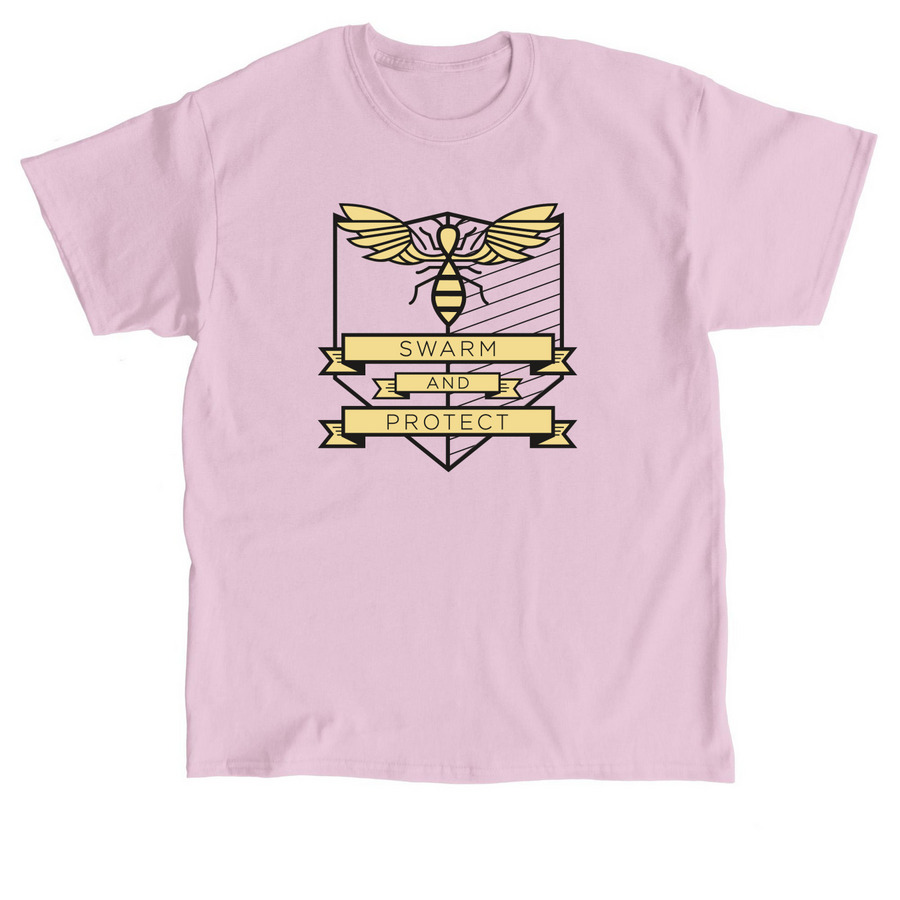 Swarm and Protect, a Light Pink Classic Unisex Tee
