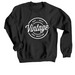 VPR Logo Merch, a Black Crewneck Sweatshirt