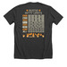 Austin Kitty Limits, a Dark Grey Heather Premium Unisex Tee (back-view)
