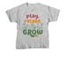 play, relate, GROW, a Sport Grey Youth Unisex Tee