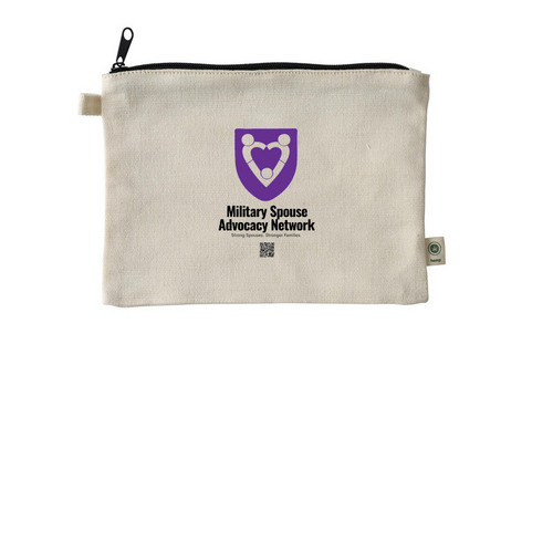 MSAN Pouch, a Natural 9"x7" Hemp Blend Pouch
