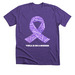 YWCA Evansville Domestic Violence Shirts, a Heather Team Purple Premium Unisex Tee