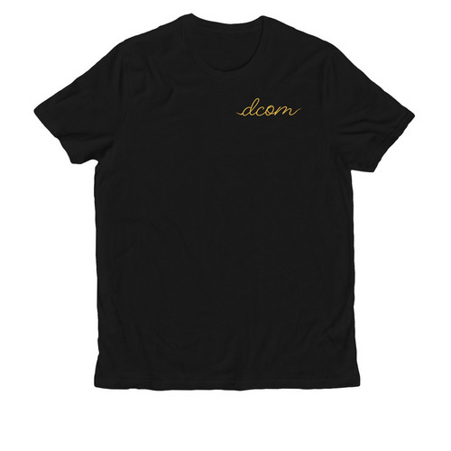DCOM Merch, a Deep Black Allmade Organic Cotton Unisex Tee