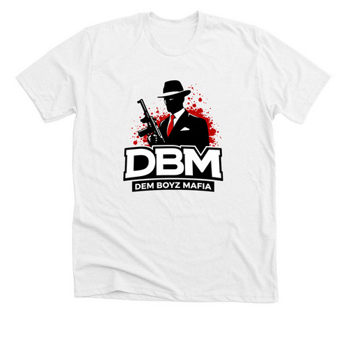THE MAFIA, a Solid White Blend Premium Unisex Tee