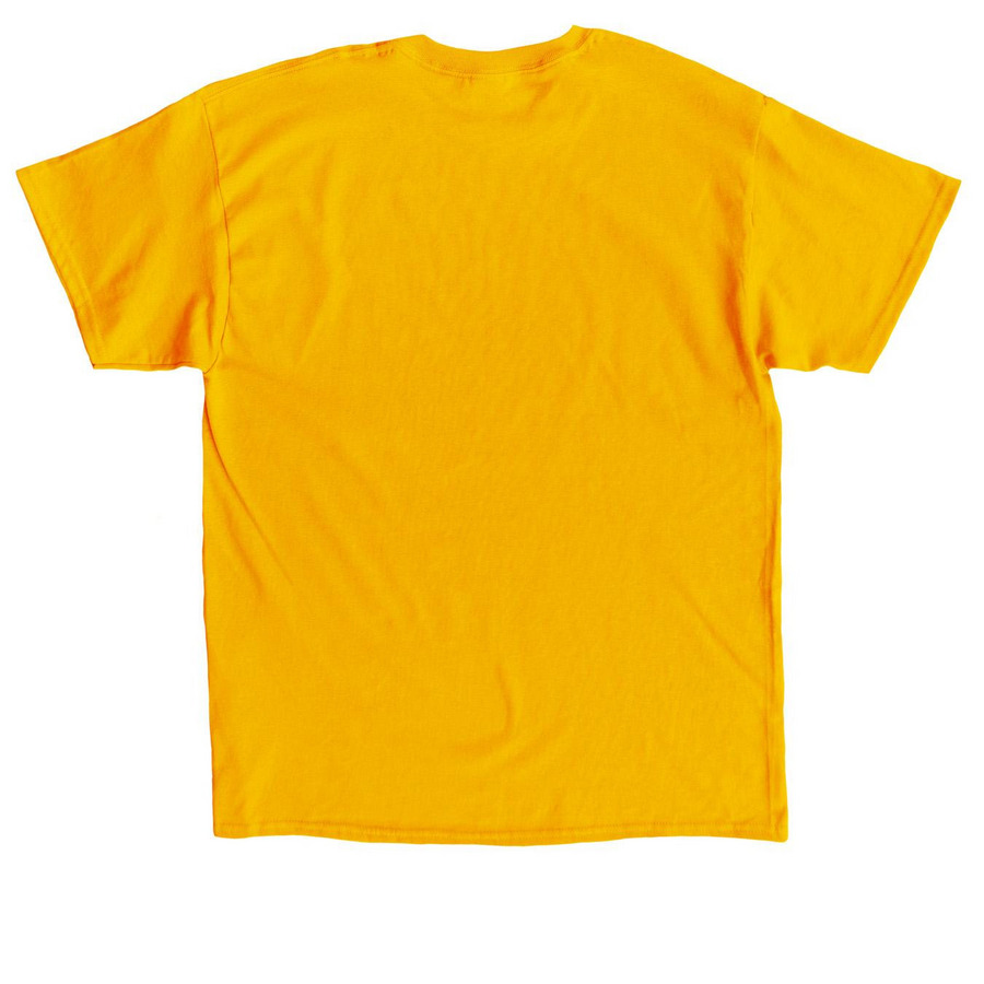 Wolves aren't scary t-shirt!, a Gold Classic Unisex Tee (back-view)