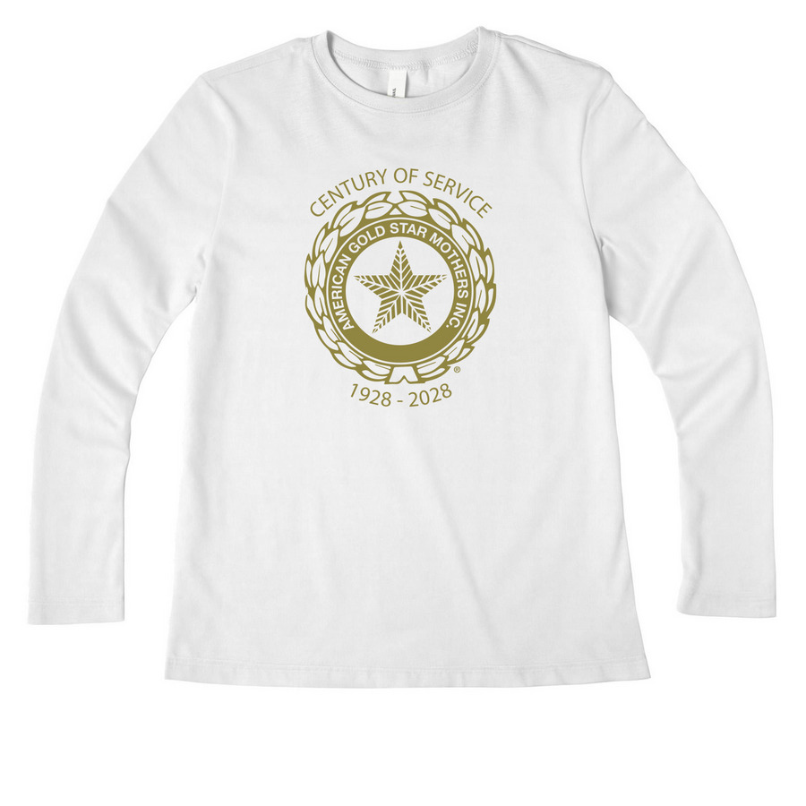 American Gold Star Mothers, Inc., a White Women?s Premium Long Sleeve Tee