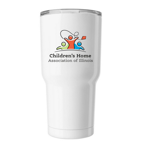 CHAIL Logo Tumbler, a White Insulated Tumbler