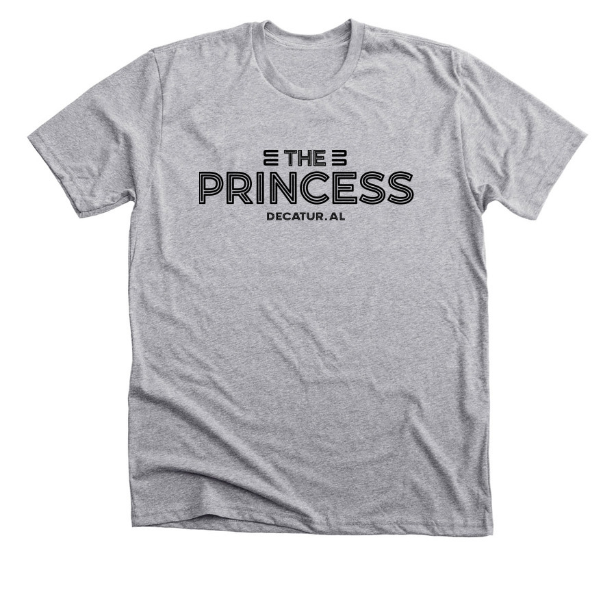 The Princess Theatre, a Athletic Heather Premium Unisex Tee