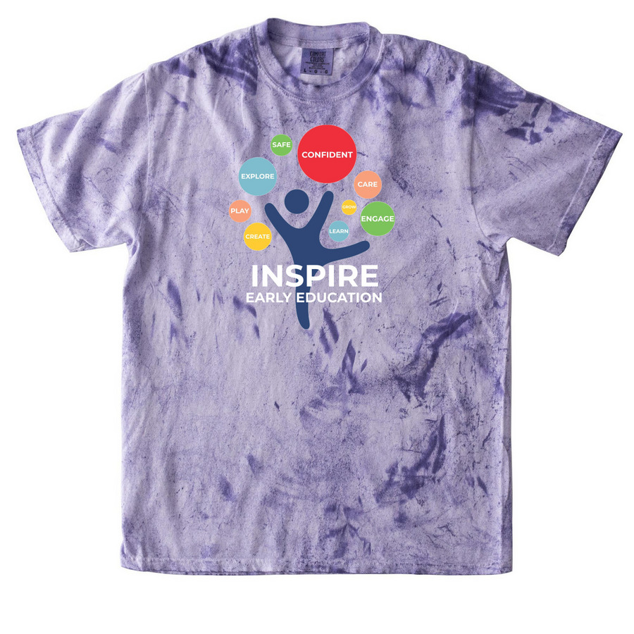 Inspire Early Education, a Amethyst Comfort Colors Colorblast Tee