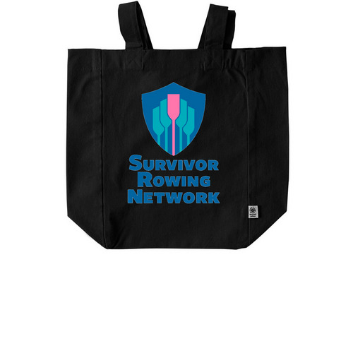 SRN Cotton Tote, a Black Recycled Cotton Tote Bag
