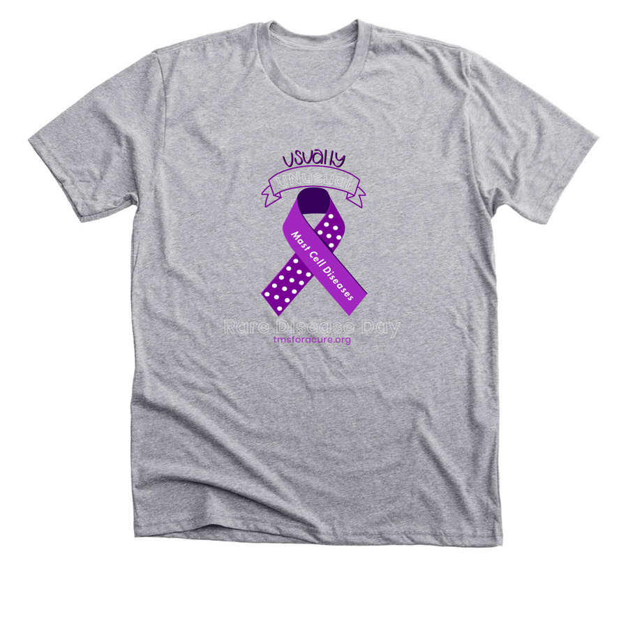 Usually UNusual- Patient Inspired, a Athletic Heather Premium Unisex Tee